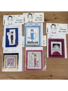 Twisted Threads Emerson Listen Honey Cross Stitch Charts LOT of 5 NEW SEALED